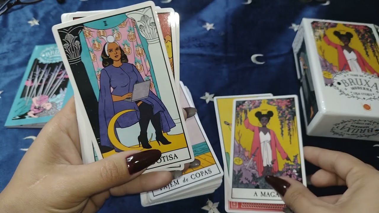 Tarô da Bruxa Moderna Editora Isis - unboxing