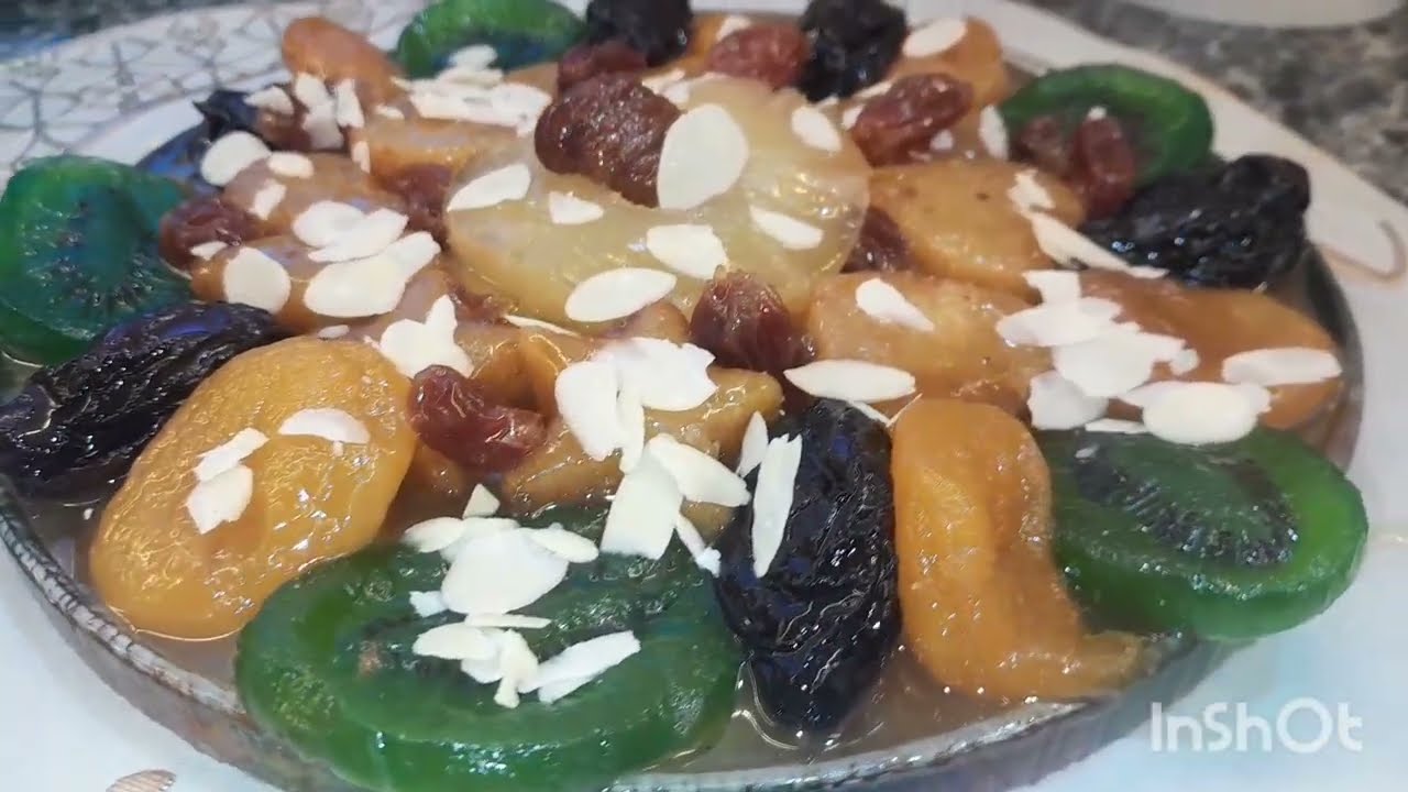 شباح الصفراء القسنطيني باللحم 😜بالطريقة التقليدية  رمضان2026 🌛 تشكيلة فواكه مجففة🍍🥝بنتهاخيال💯🇩🇿