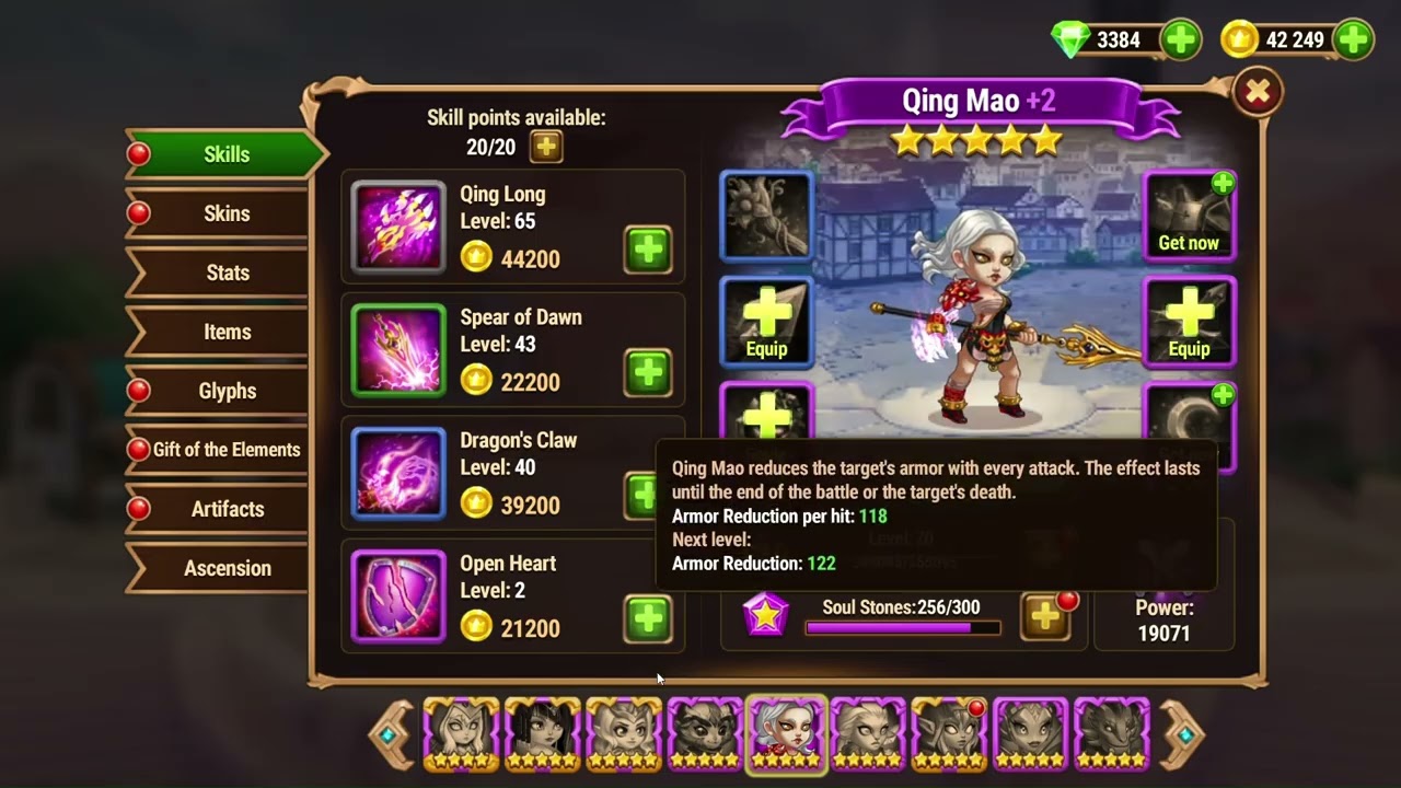 My 2 year Hero Wars progress