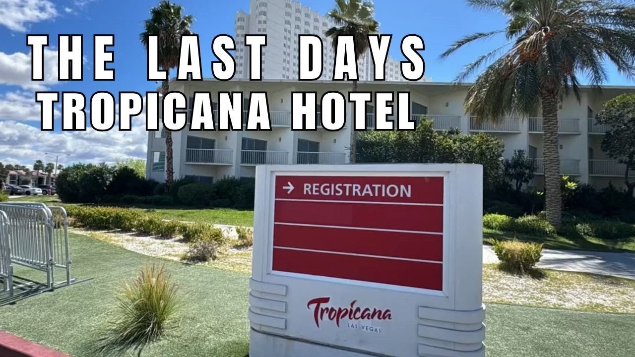 Walking Tour Iconic Tropicana Las Vegas | Closing Day, Demolition, Implosion & More