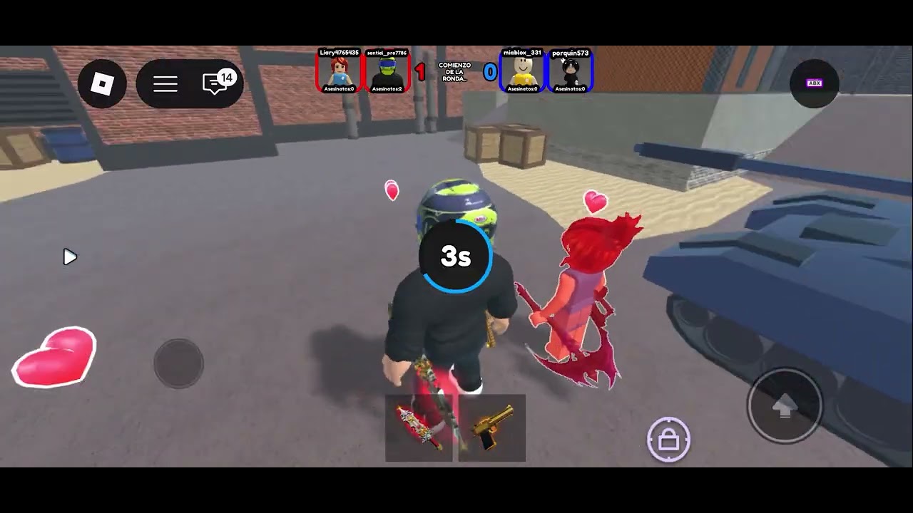 Jugando duelos en roblox soy muy malo