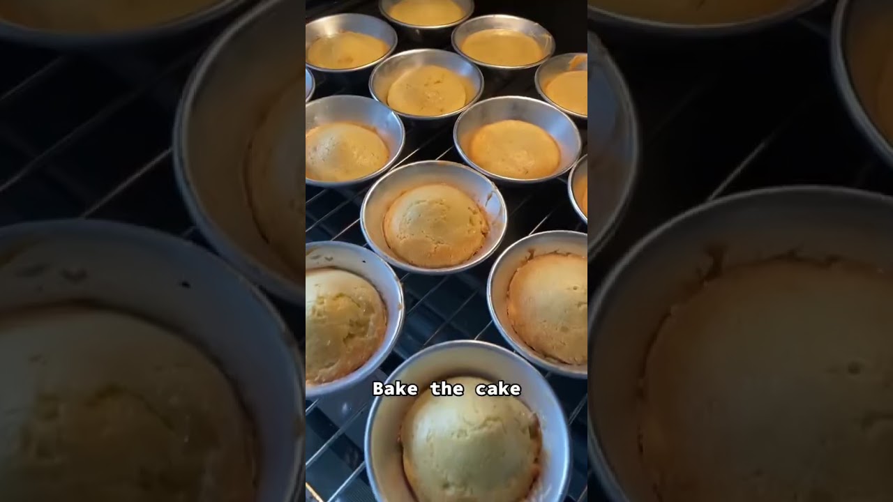 Make Jaffa cake for the first time