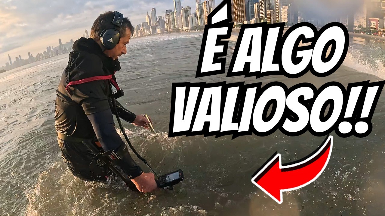 4 Dias de caça ao Tesouro na praia com Detector de Metais!