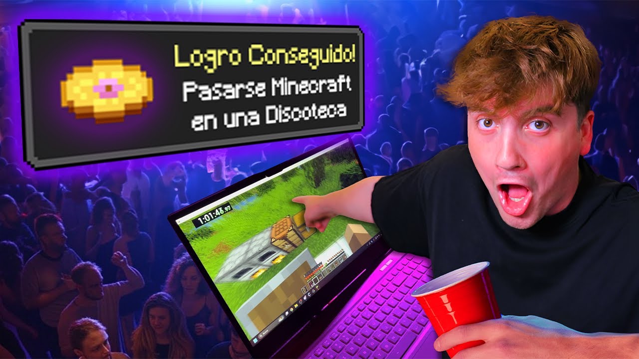 PASANDO MINECRAFT en UNA DISCOTECA