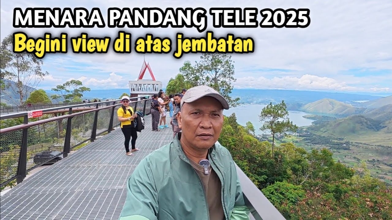 VIBES MENARA PANDANG TELE SAMOSIR SAAT LIBURAN LEBARAN IDULFITRI 2025 | MOTOVLOG.