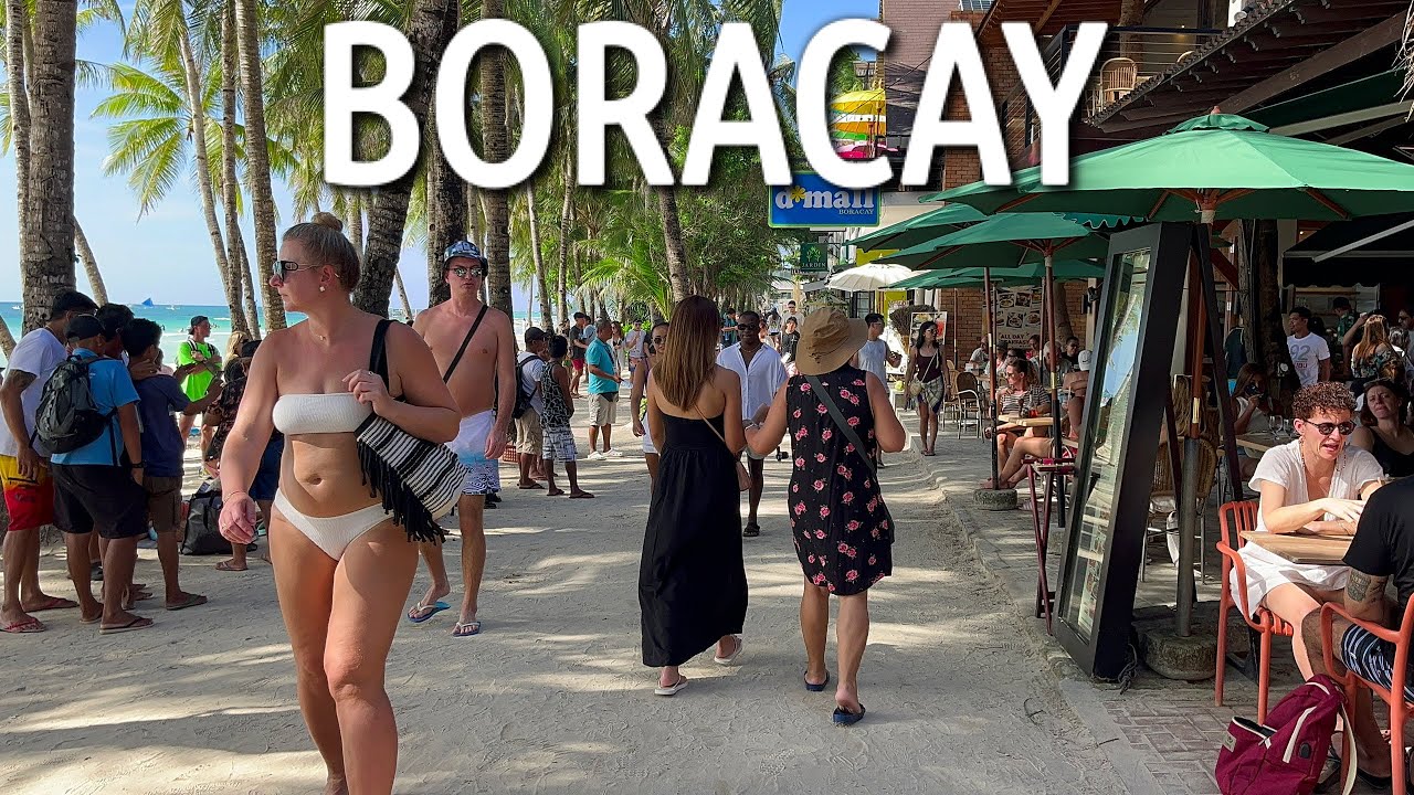 🇵🇭 4K | BORACAY TOUR  - Station 3,2,1 | BEST Beach in the World? | Philippines