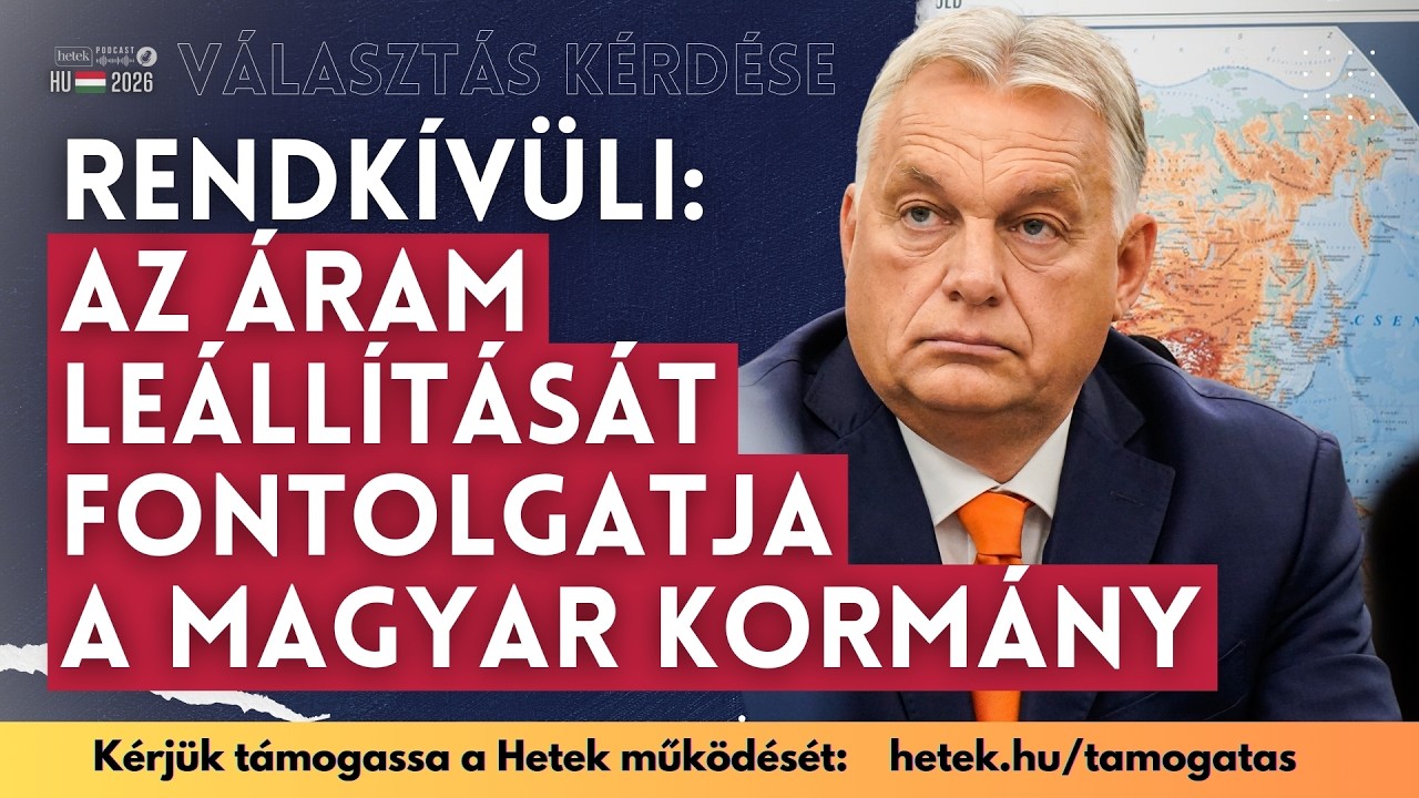 Rendkívüli: Az áramszállítás leállítását fontolgatja a magyar kormány Ukrajna irányában | Hírek