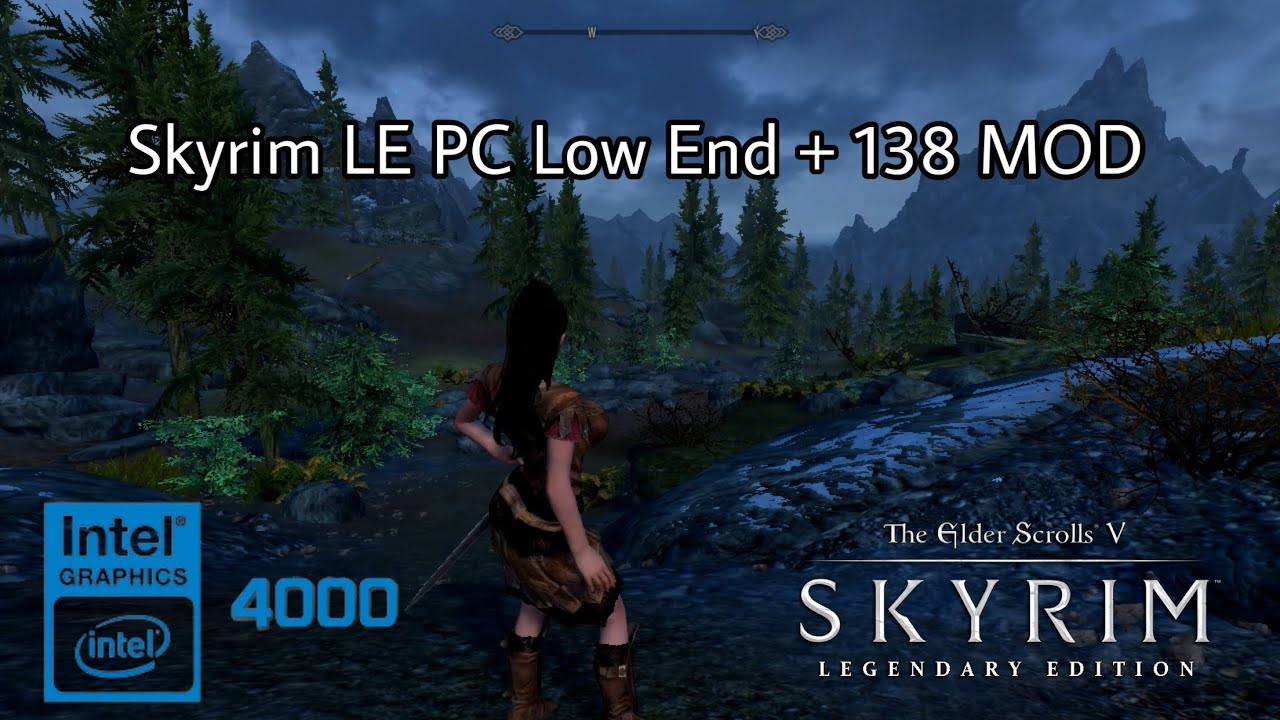The Elder Scrolls V: Skyrim Legendary Edition + 138 Mod | Low End PC (Potato/Kentang)