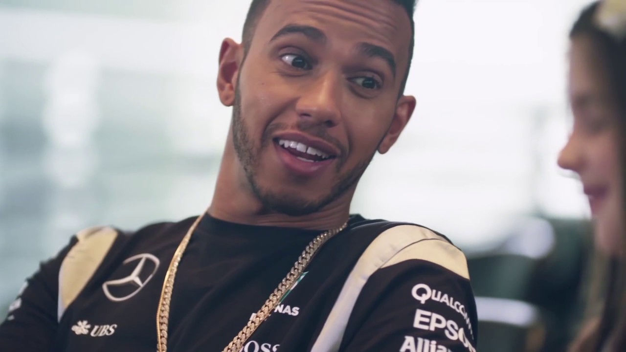 Lewis Hamilton op z'n  mooist