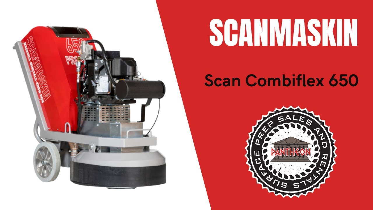 Scanmaskin Scan Combiflex 650 Grinder - Pantheon Surface Prep Training