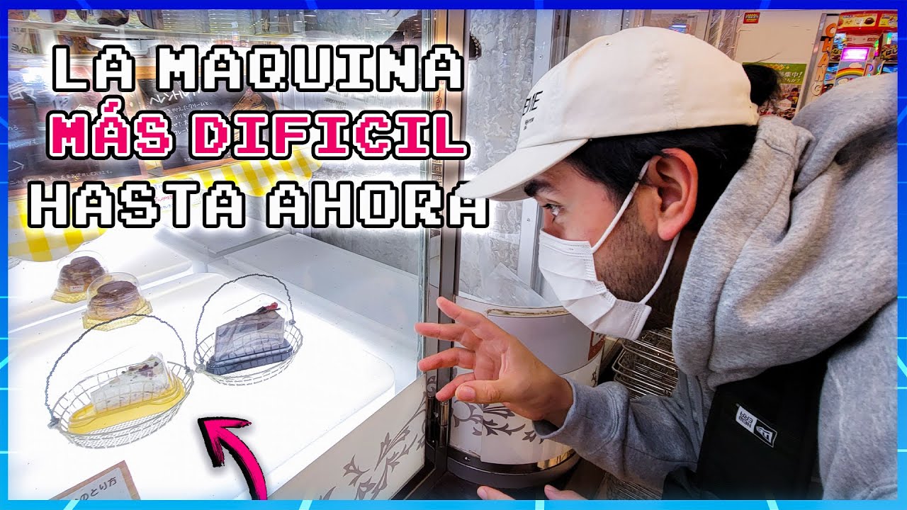 😲 Una MAQUINA DE GANCHO de POSTRES en JAPON ! MUY DIFICIL !