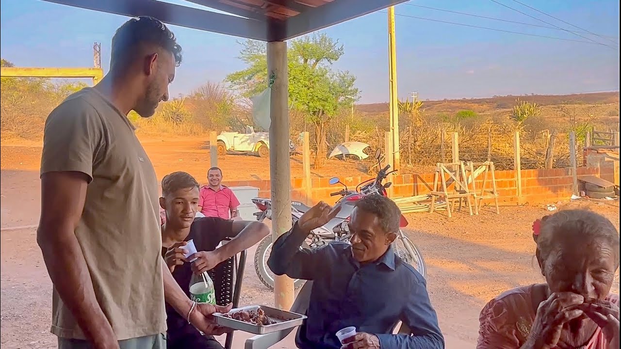 FIZEMOS UM CHURRASCO DE DESPEDIDA 🙁