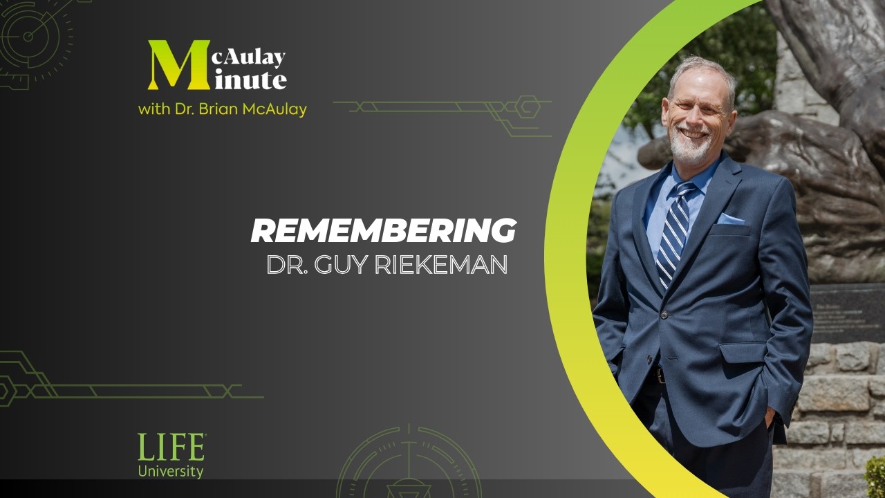 McAulay Minute- Remembering Dr. Guy Riekeman