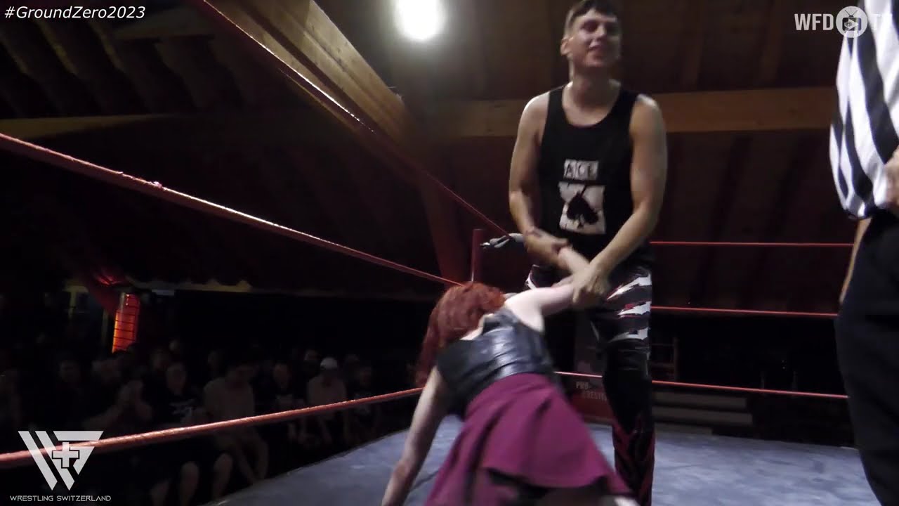 Warchild Saga vs Andy the Barkeeper - Ground Zero 2023 (Wrestling Switzerland)