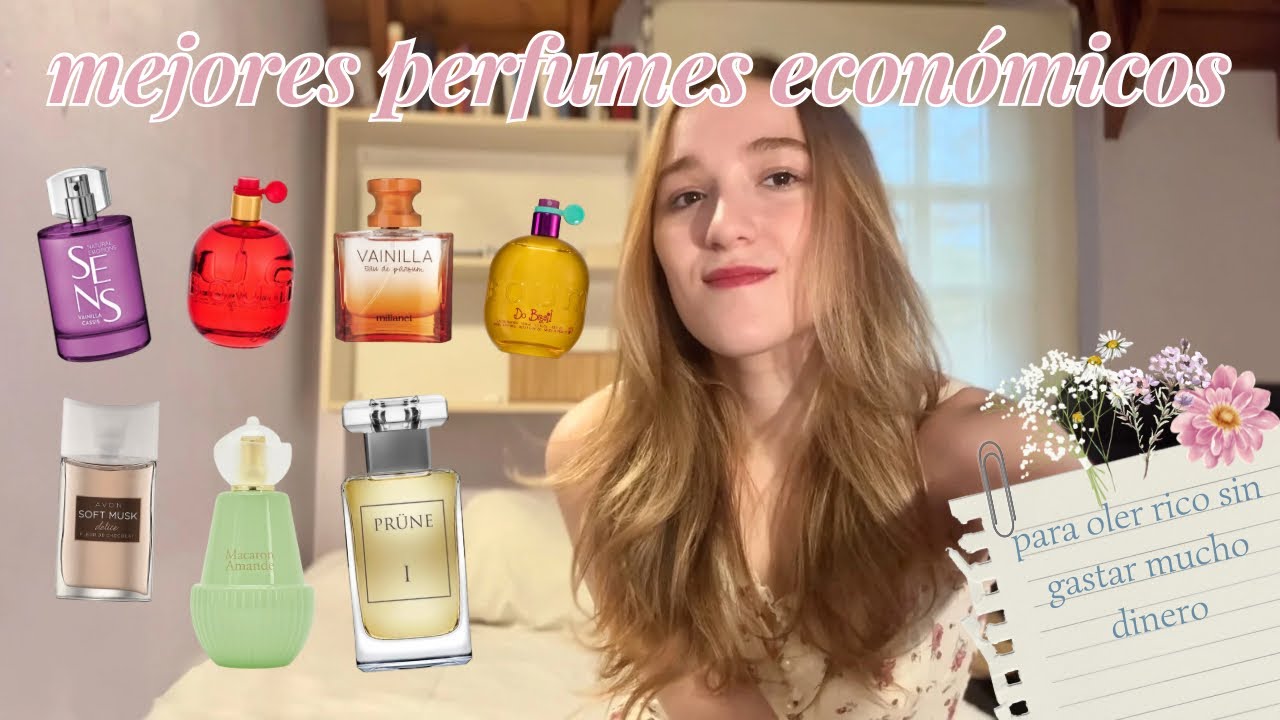 ⋆˚࿔ MEJORES PERFUMES ECONÓMICOS 𝜗𝜚˚⋆ || para oler rico con poco dinero 💐🫧🤍