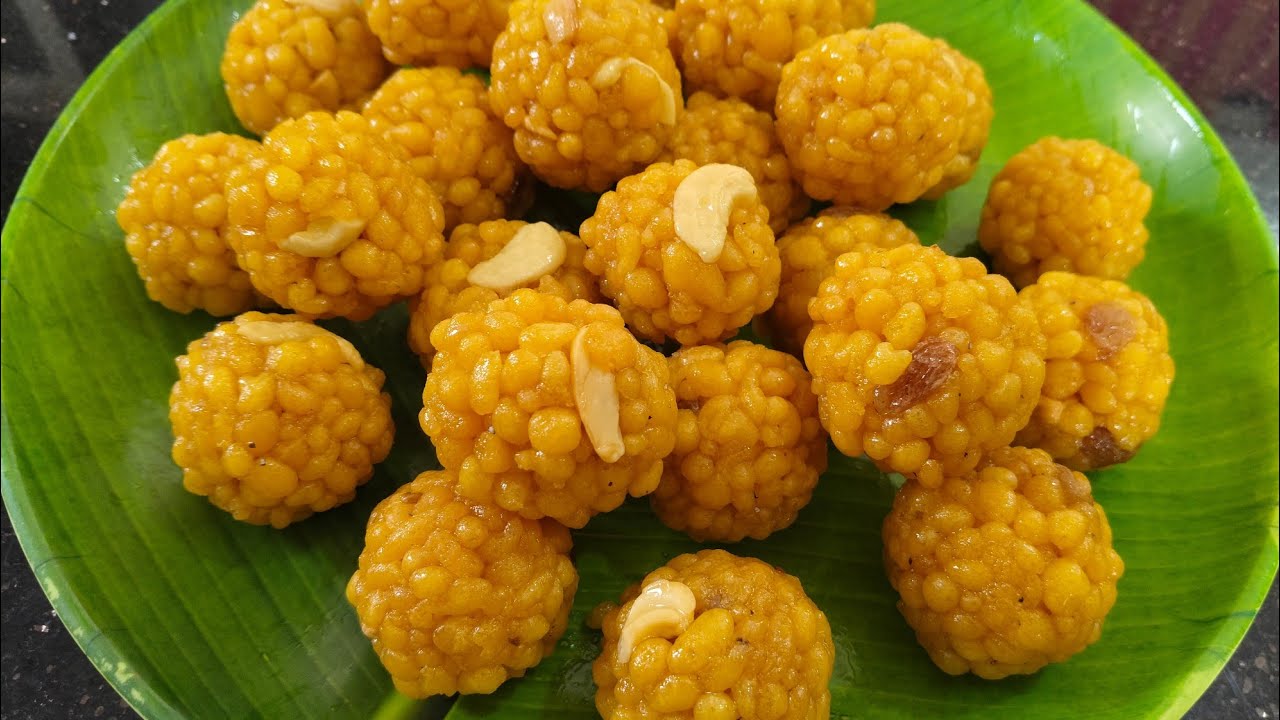 దీపావళి స్పెషల్ స్వీట్ బూందీ లడ్డు | laddu | How to prepare boondi laddu | athidhi Vantalu 