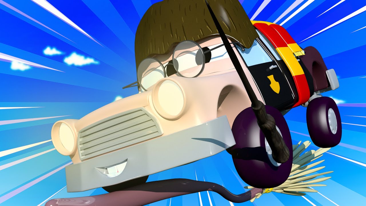 Baby Jeremy the TAXI is HARRY POTTER! Tom the Tow Truck's Paint Shop - Car City ! Trucks Cartoons