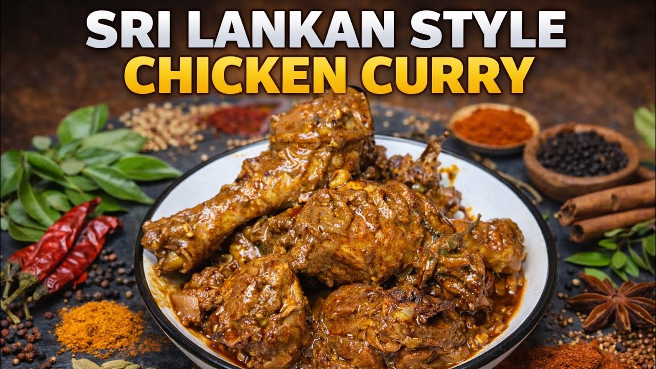Authentic Sri Lankan Chicken Curry Recipe | Spicy & Flavorful Chicken Curry