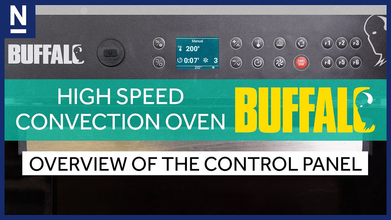 Buffalo High Speed Convection Oven- Overview of the Control Panel