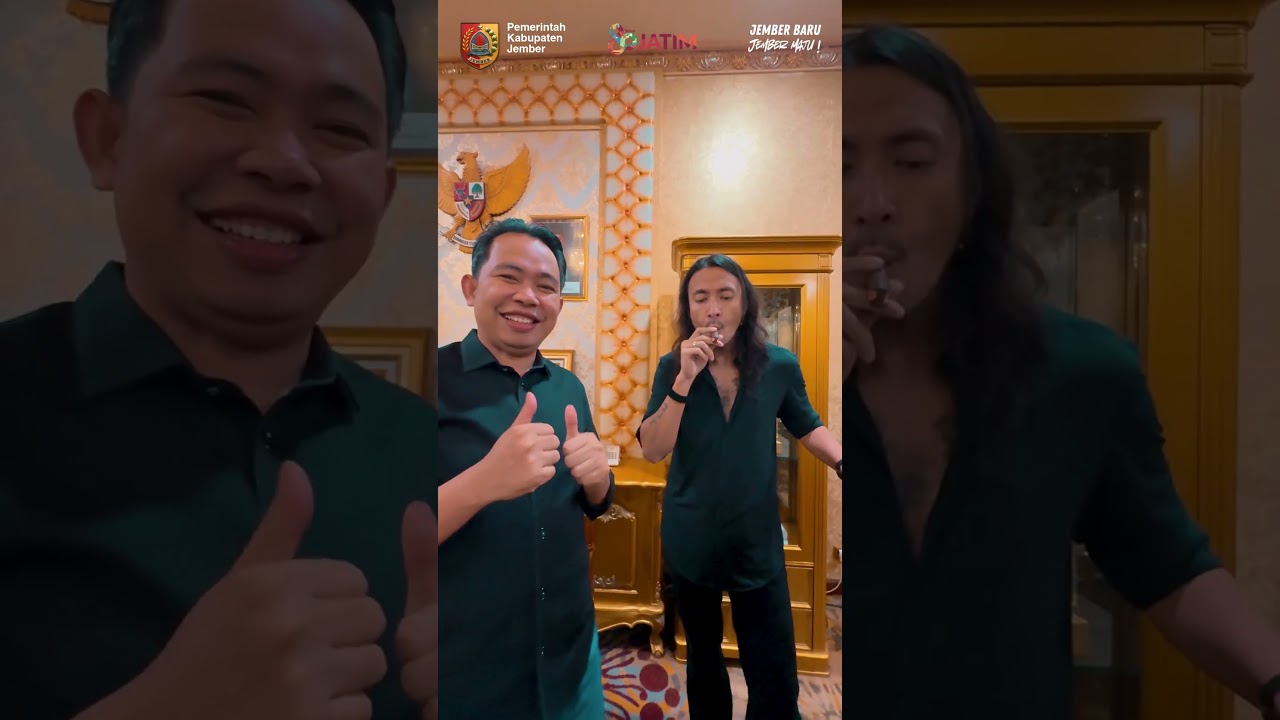 Momen Ketika Dewa 19 Mencoba Cerutu Bin Cigar Jember