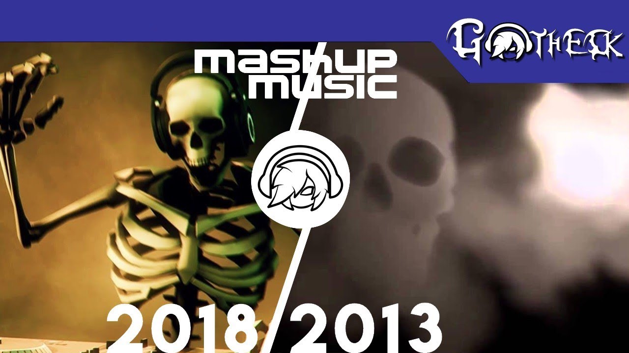 [MASHUP MUSIC] Spooky Scary Skeletons Remix 2013 VS 2018 (The LivingTombstone)