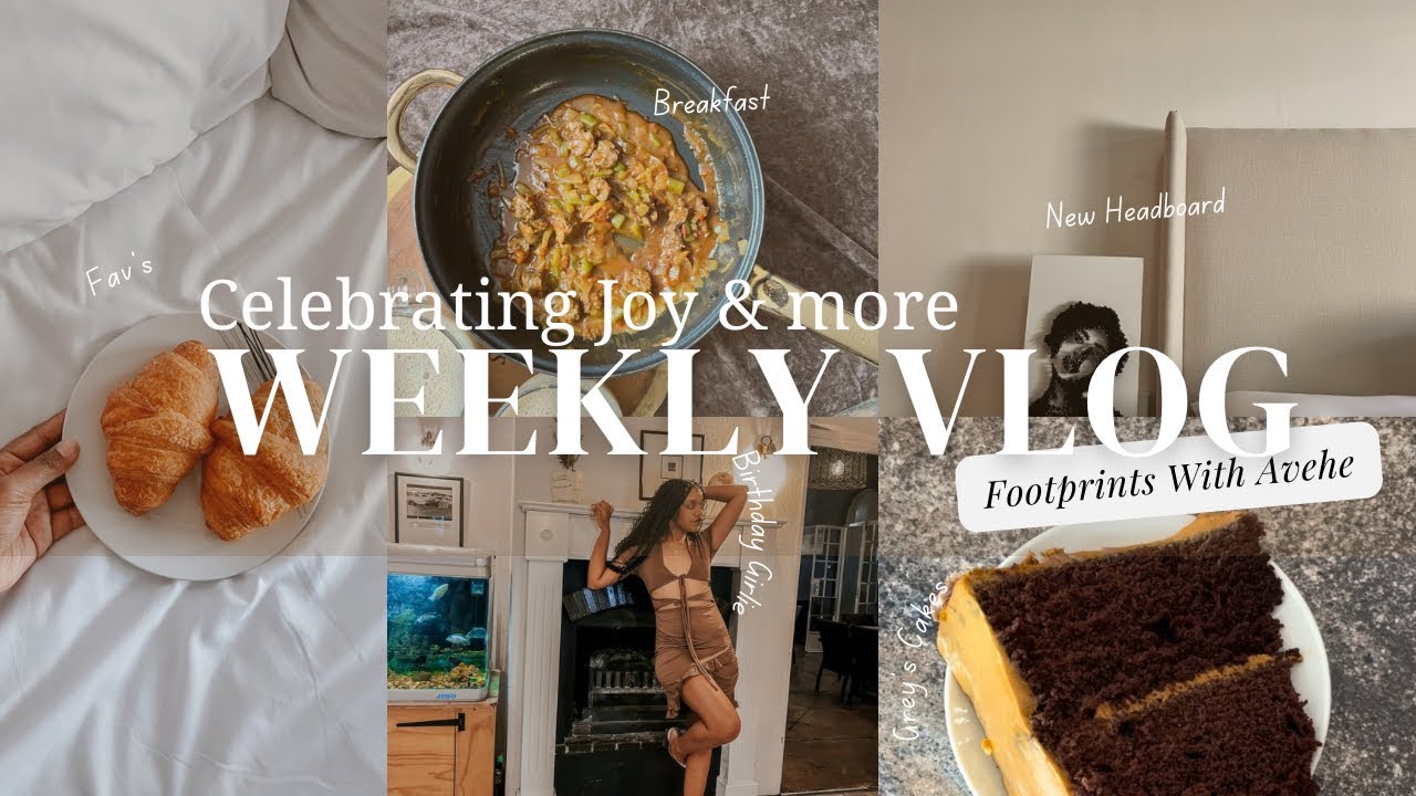 Visual Dairy: Weekly Vlog|Celebrating Joy, New Headboard and more