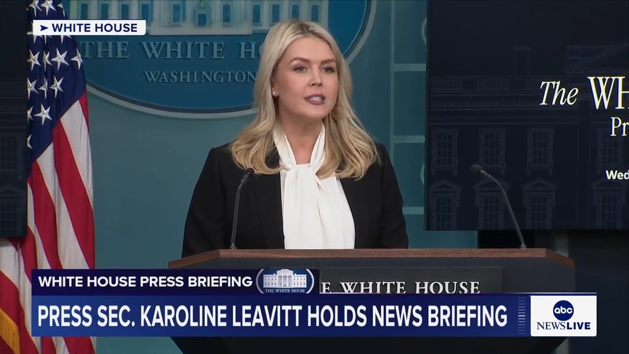 LIVE: White House press briefing