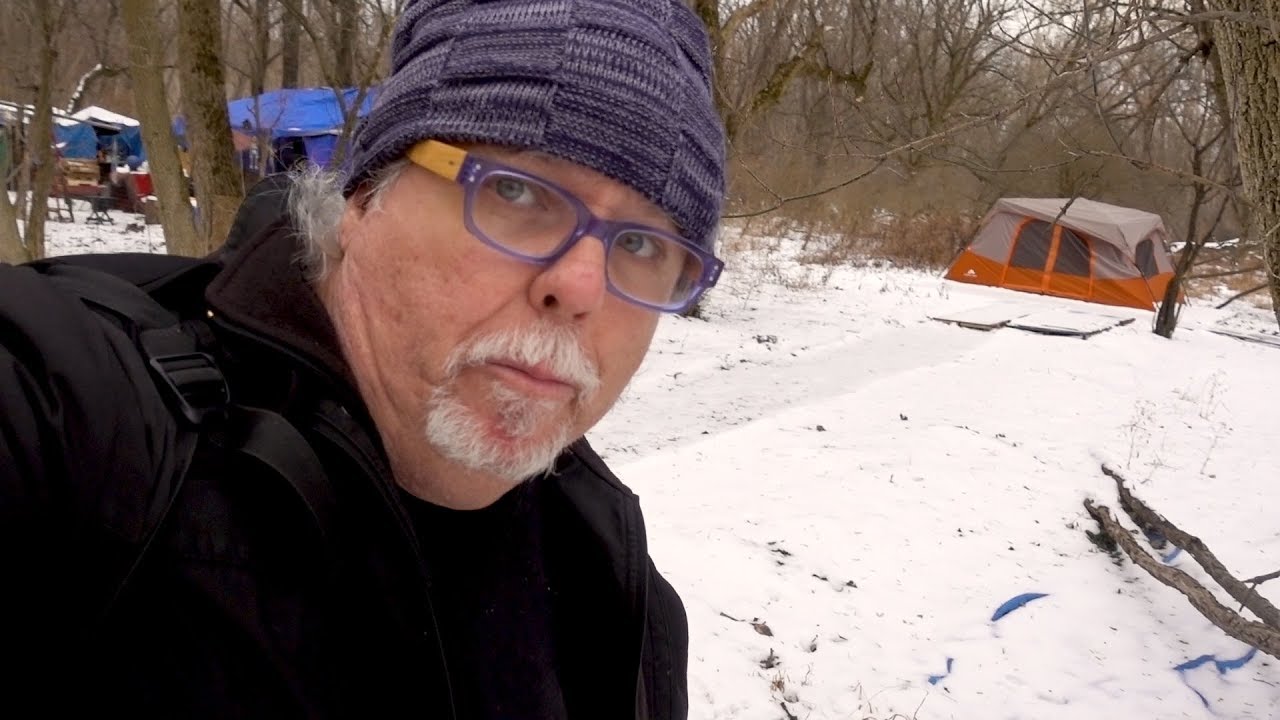 Tour of Ithaca's Tent City Where Homeless People Survive in the Freezing Cold