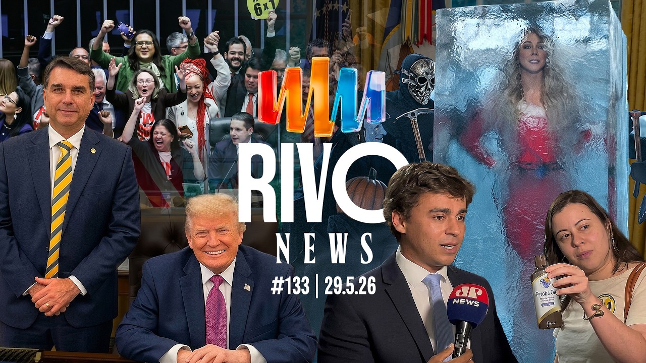 C&Acirc;MARA APROVA FIM DA 6x1, FL&Aacute;VIO VISITA TRUMP E MARIAH CAREY DESCONGELANDO | RivoNews #133 - 29/05