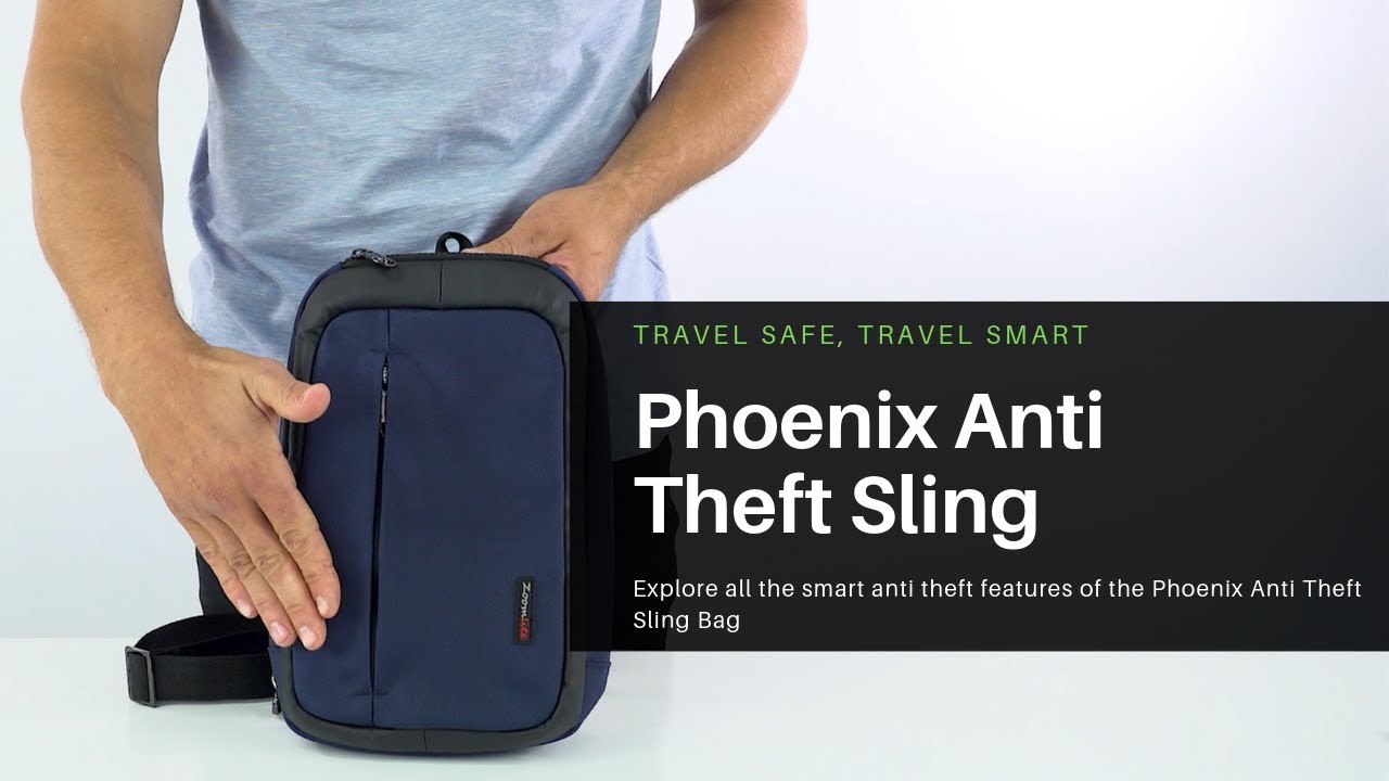 Zoomlite Phoenix Anti Theft Sling Bag