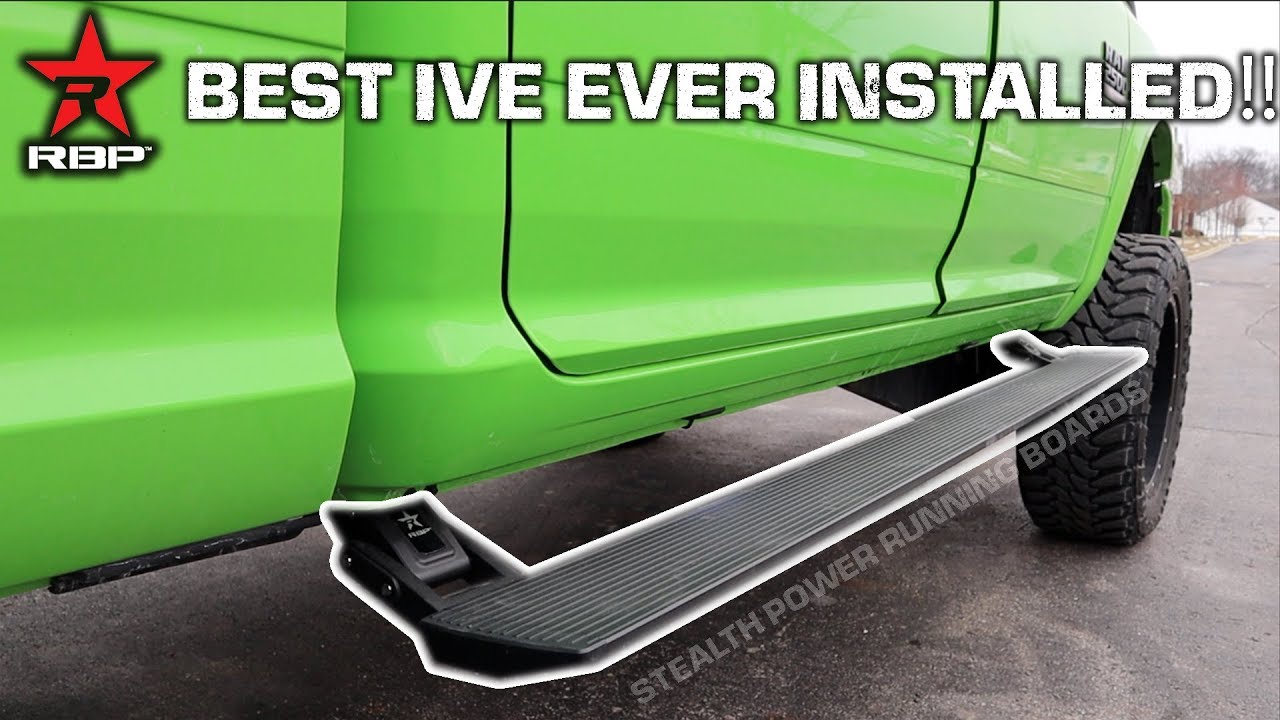 THE RBP STEALTH POWER RUNNING BOARDS ARE HERE!!