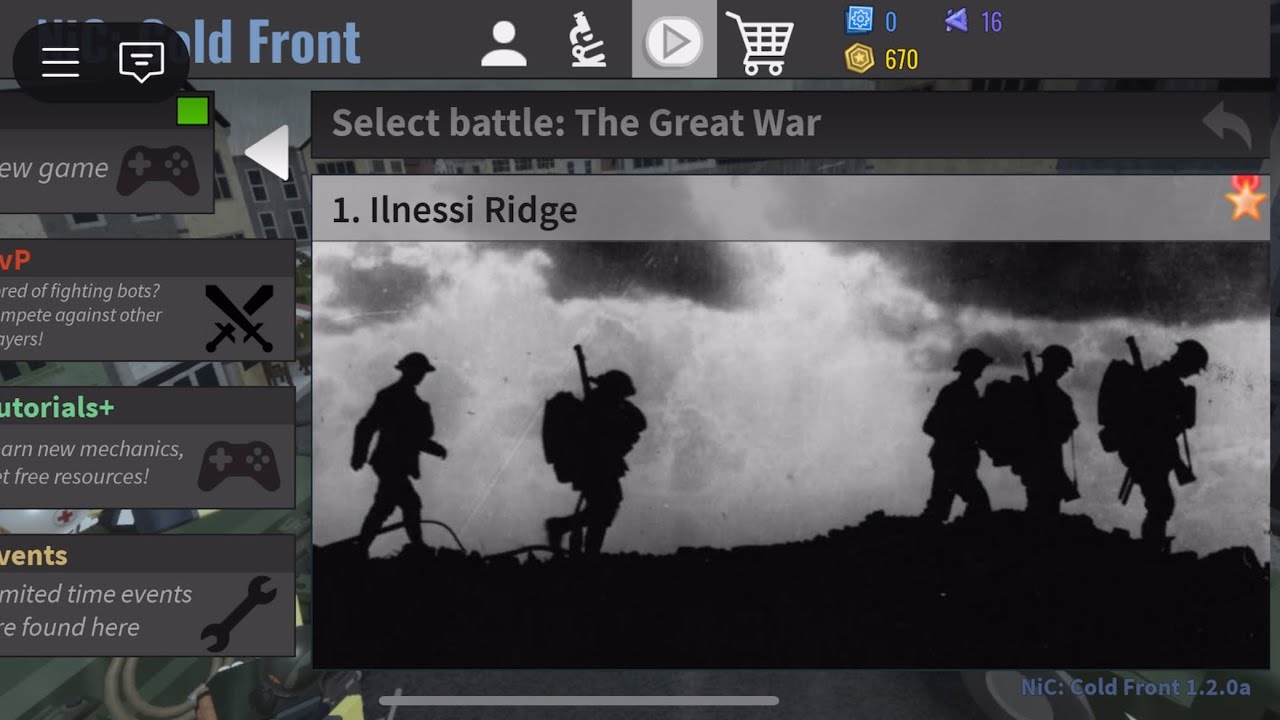 NIC cold front The Great War map 1 tryhard