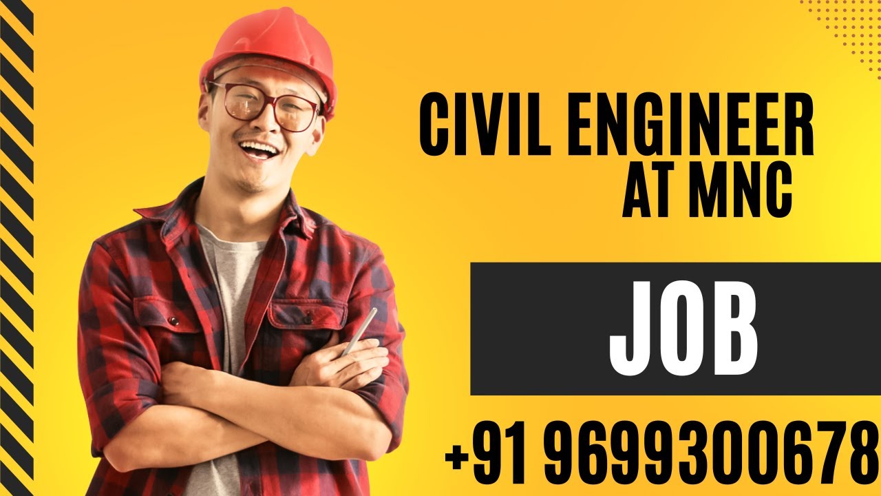🚀 Join a Leading MNC as a Civil Engineer | International Projects & Global Opportunities!