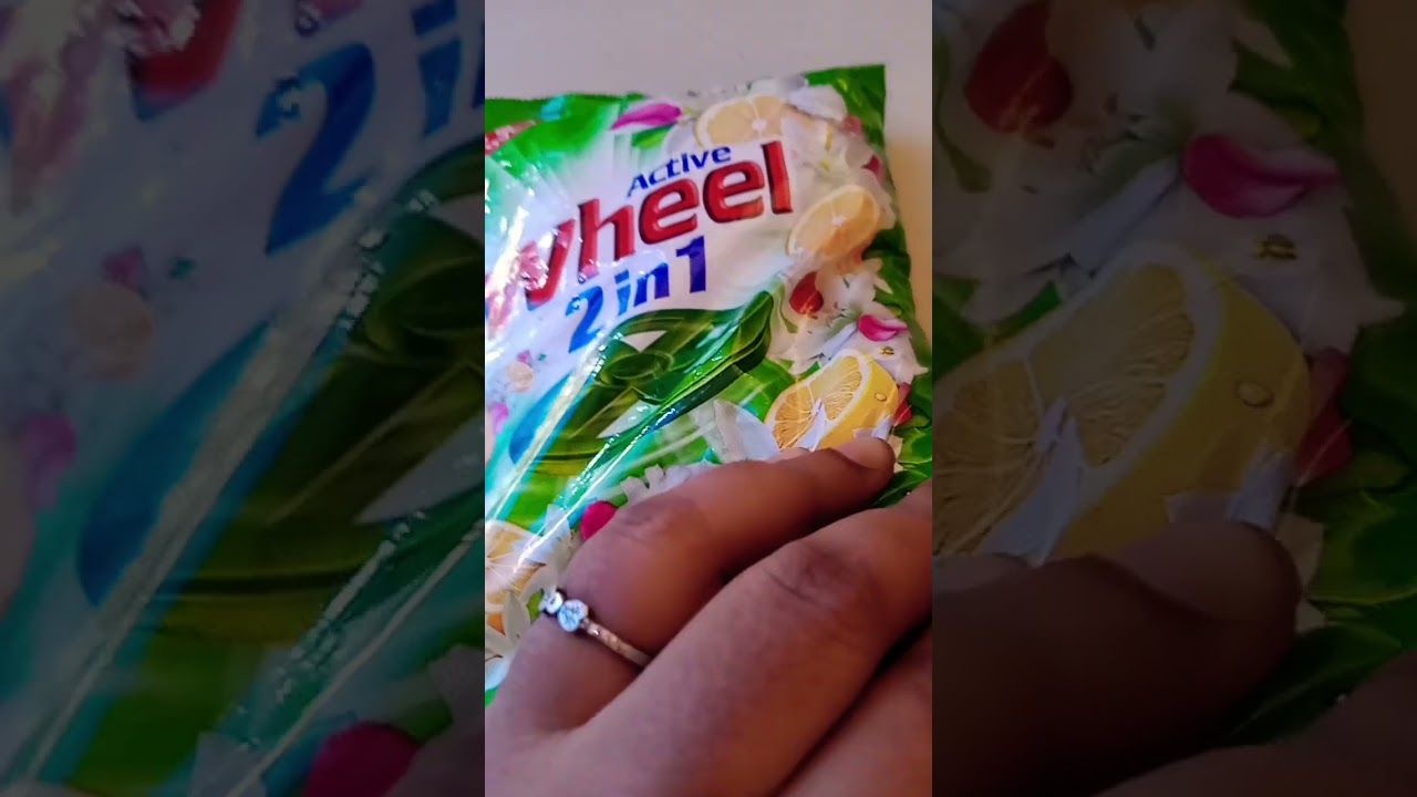 Active Wheel 2 in 1 Detergent Powder ✨️            #short           #shorts          #support