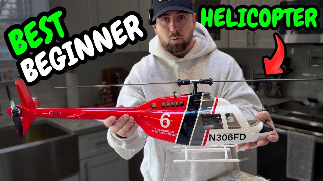 RC Helicopter ANYONE can FLY! FlyWing Bell 206