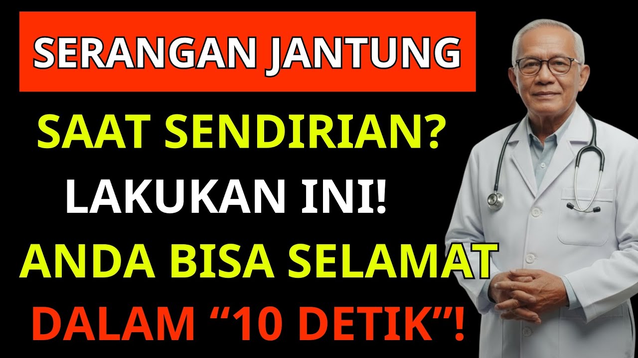 Jika Serangan Jantung Datang Saat Sendirian❗ 10 Detik Ini Bisa Menyelamatkan Nyawa
