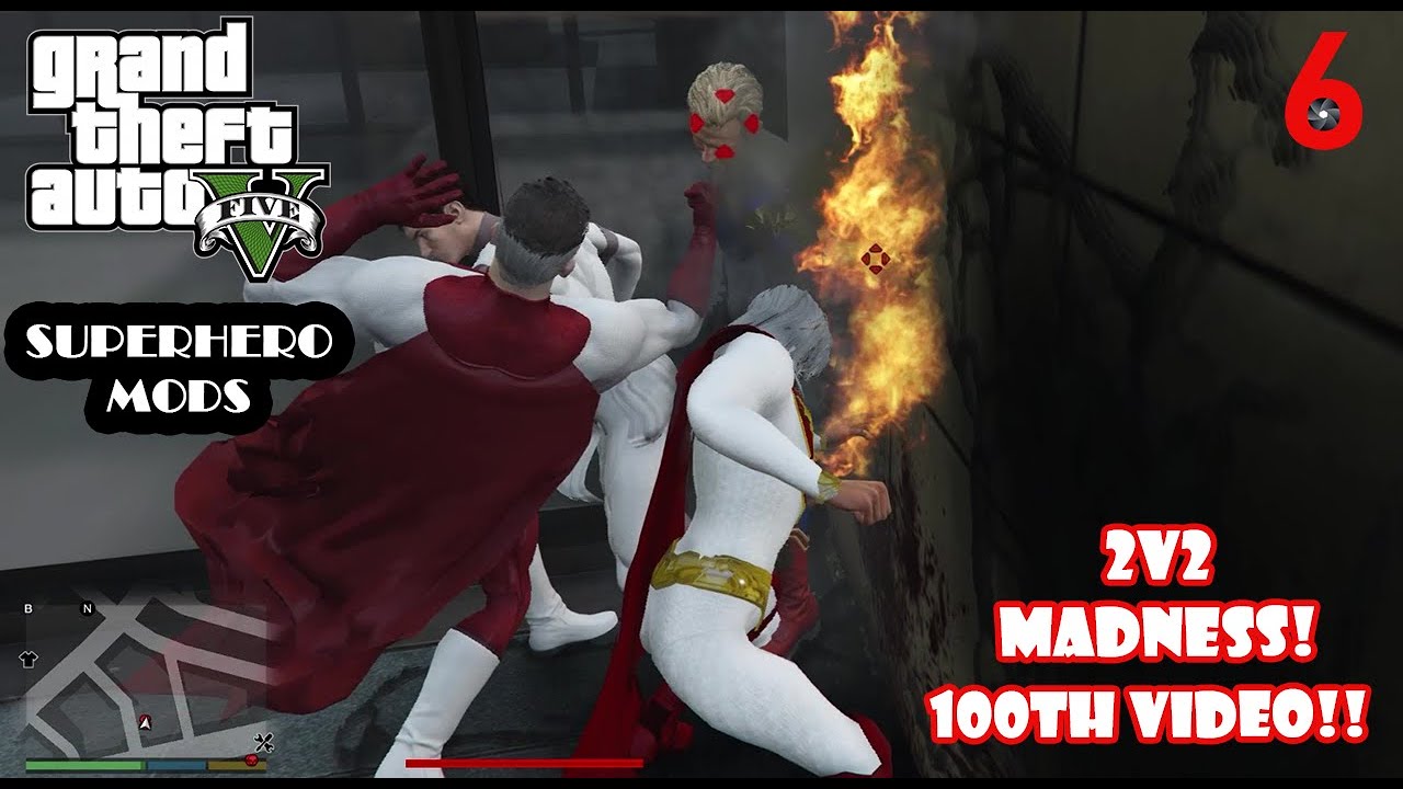 GTA V Superhero Throwdown - 2v2 Madness - Utopian & Omni-Man vs Homelander & Viltrum Mark!