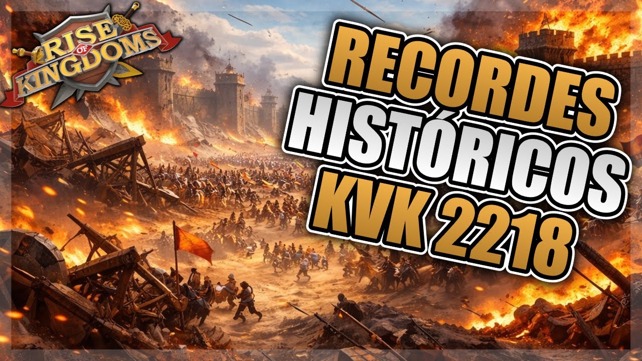 KVK DO 2218 FINALIZOU | RESULTADO ABSURDO - RISE OF KINGDOMS