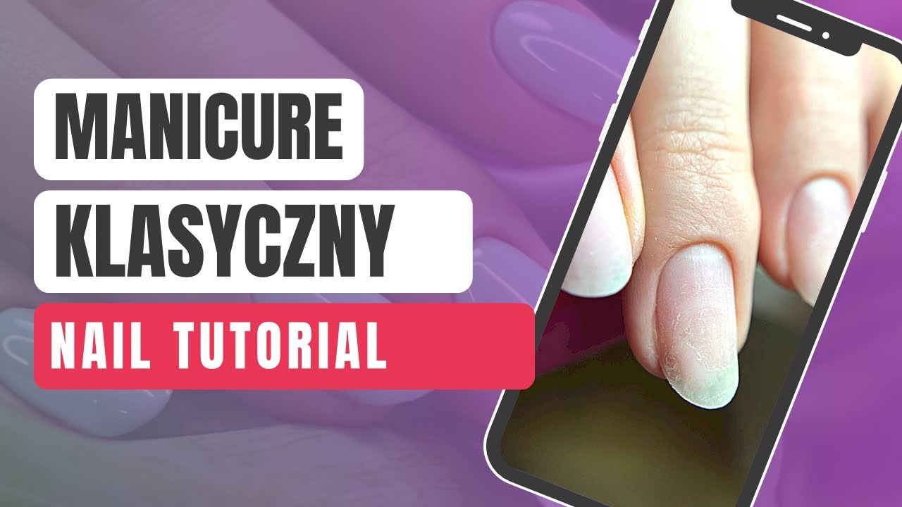Manicure klasyczny bez moczenia rąk