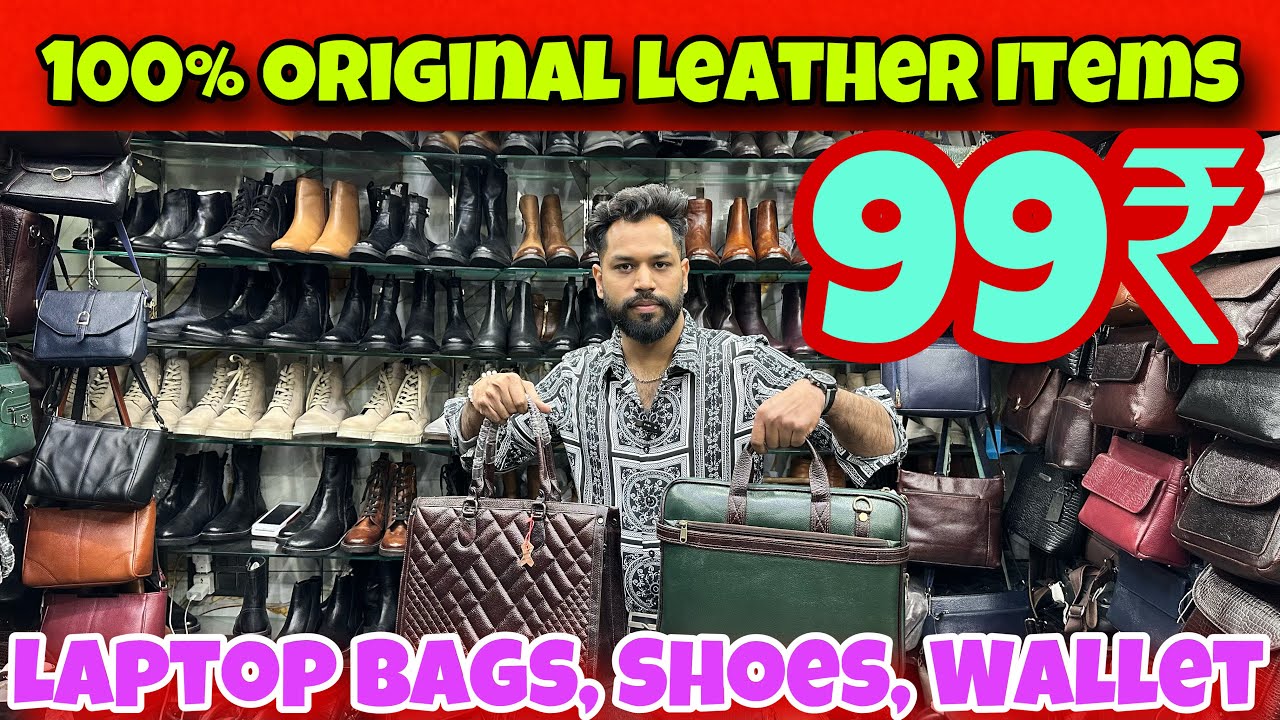 Cheapest 100% Leather Bags, Purse, Wallet in Delhi | 100% Original Leather | All Indi Delivery | COD