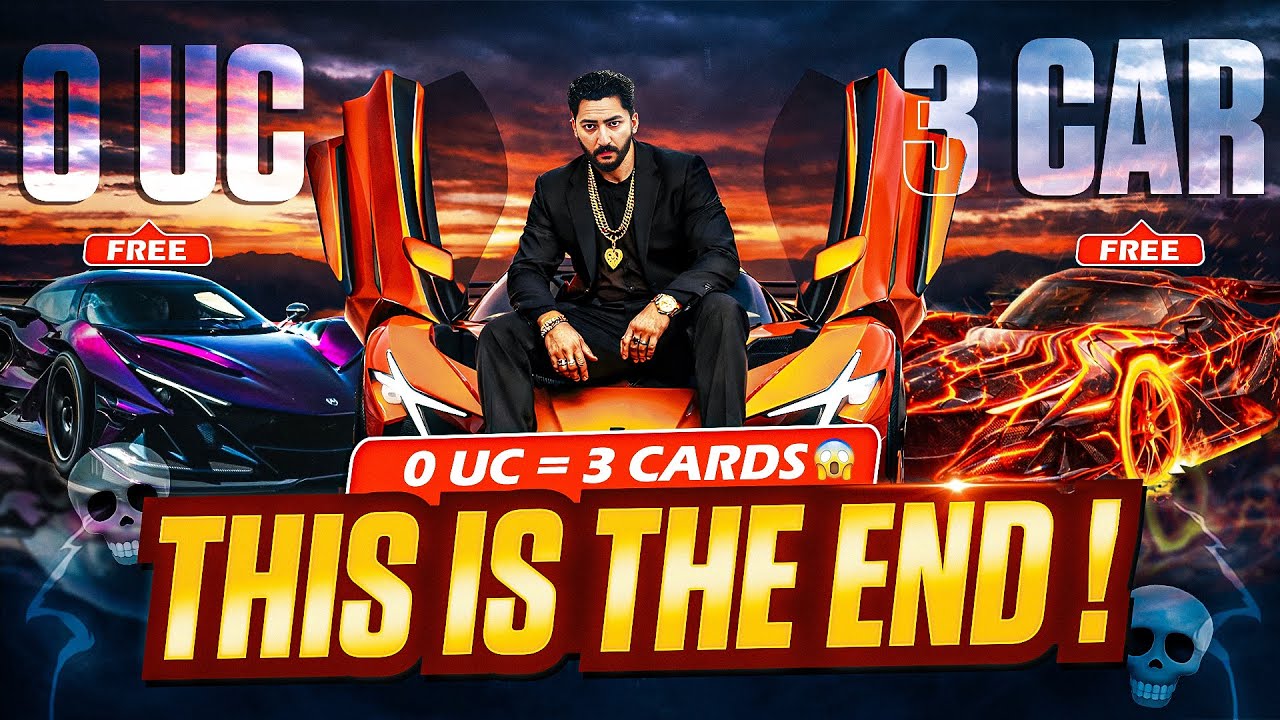 0 UC Mein 3 Cards Se Sports Car 😱 | Luck Ya Trick? | Pubg Mobile | How Brand 