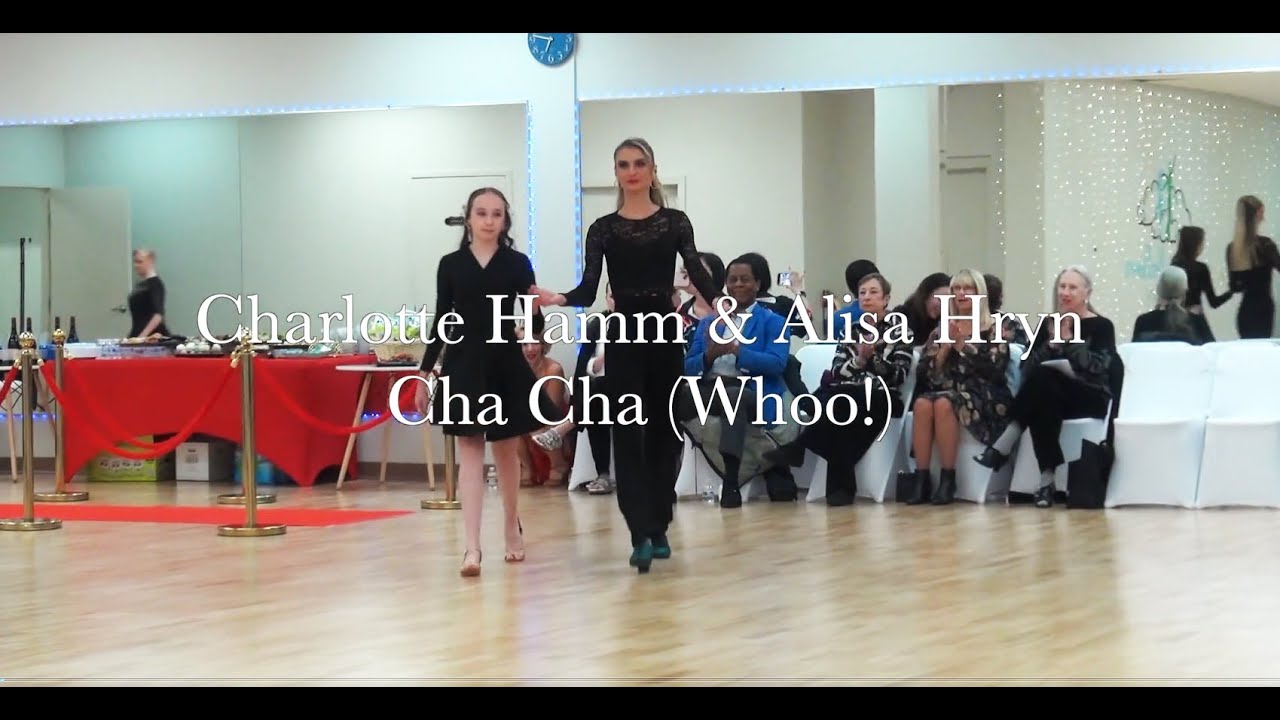 2025 Christmas Showcase - Charlotte Hamm & Alisa Hryn - Cha Cha - Dream Ballroom Academy in Memphis