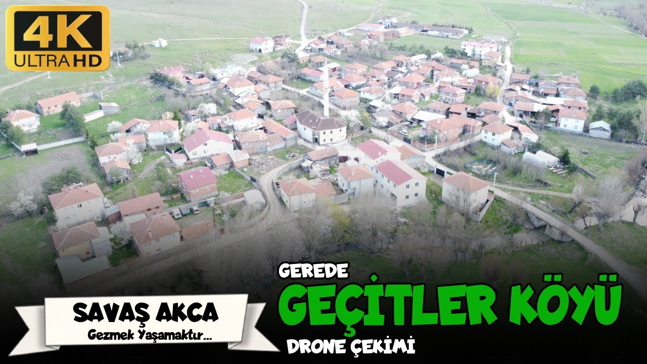 Geçitler Köyü Drone Çekimi 4K - Bolu, Gerede