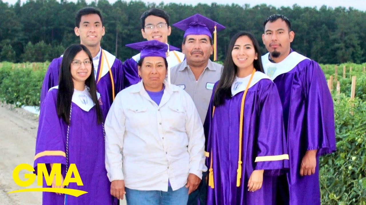 Doctor pays tribute to parents with graduation photos in the fields where they work l GMA