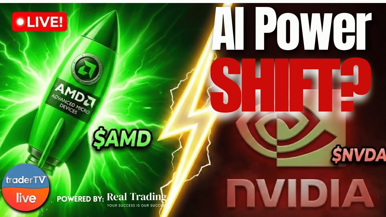 AI POWER SHIFT 💥 $AMD Surges on Meta $60B Pact  | Live Trading Feb 24