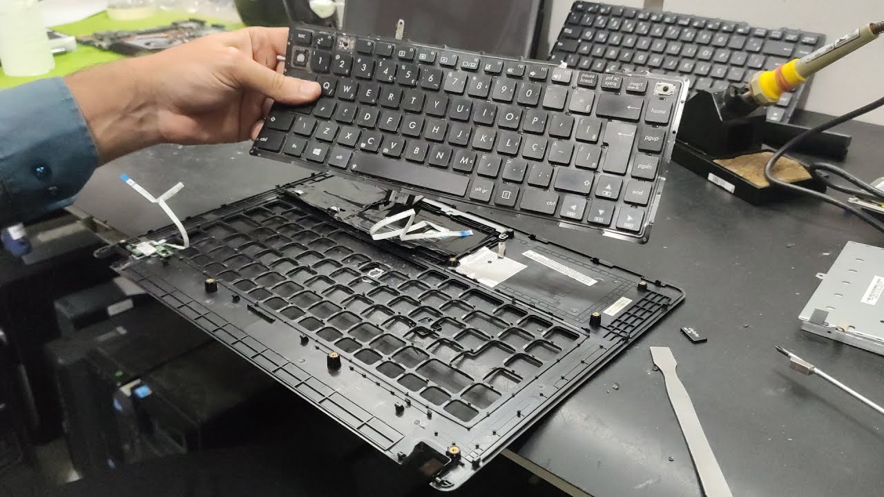 TROCA DE TECLADO ASUS X450