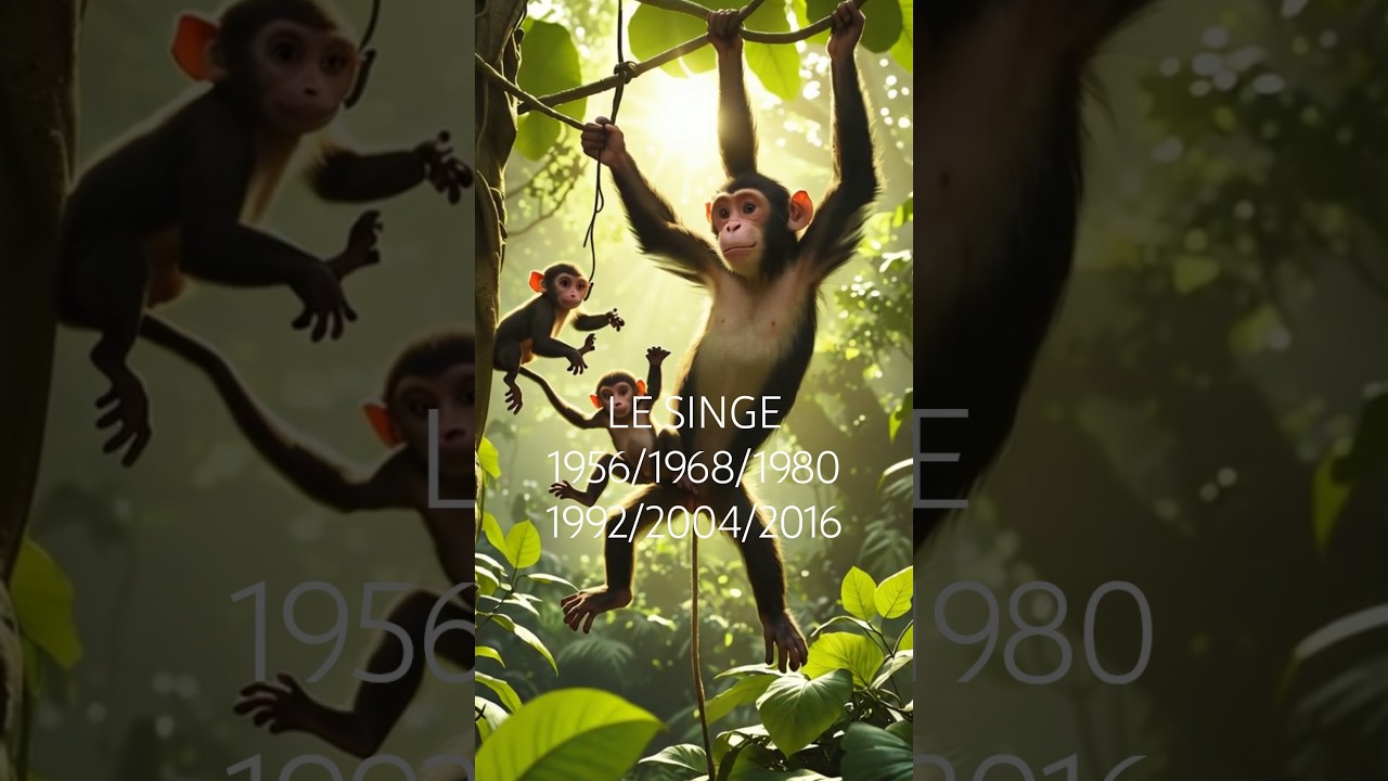 Astrologie Chinoise : Le Singe 1956/1968/1980/1992/2004/2016 #astrology #china #spirituality