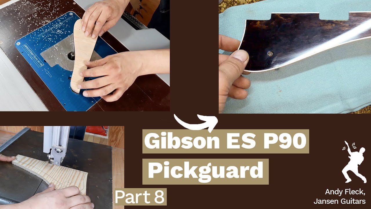 How To Make A Bound Archtop Pickguard – Part 8 | Gibson ES 125 Restoration | Andy Fleck