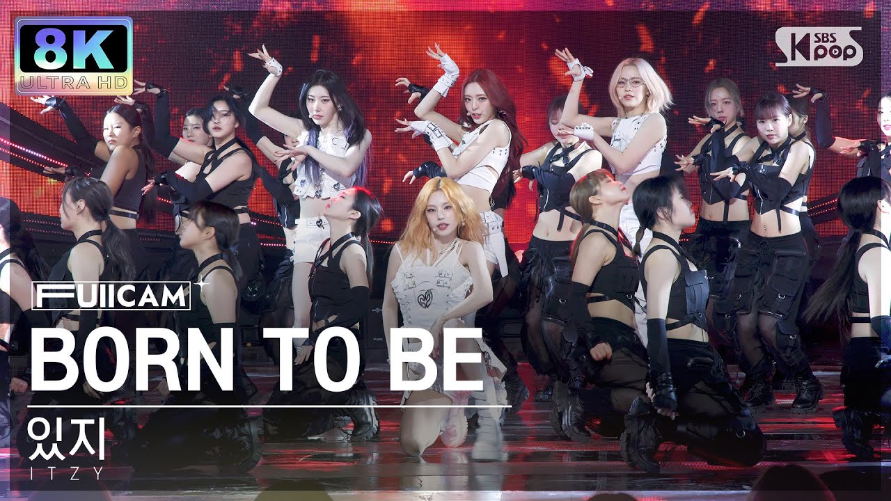 [초고화질 8K] 있지 'BORN TO BE' 풀캠 (ITZY 'BORN TO BE' FullCam) @SBS Inkigayo 240114