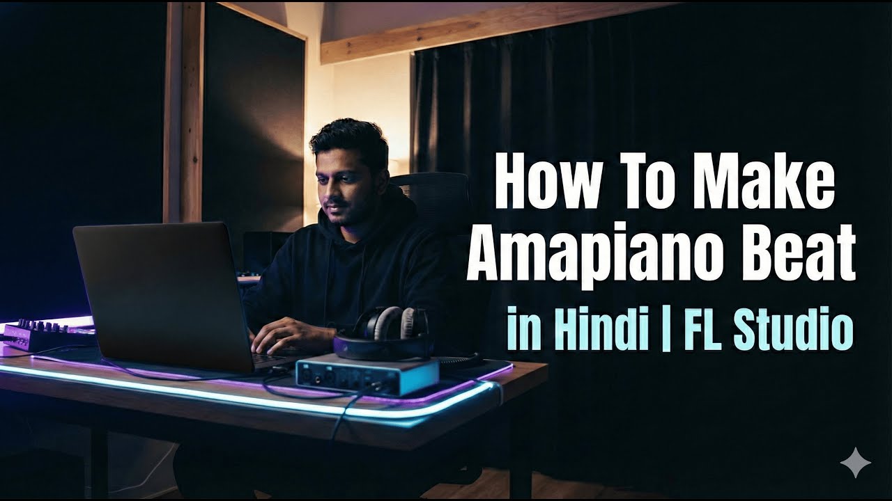 How To Make Chill Amapiano Type Beat in FL Studio | Hindi Tutorial